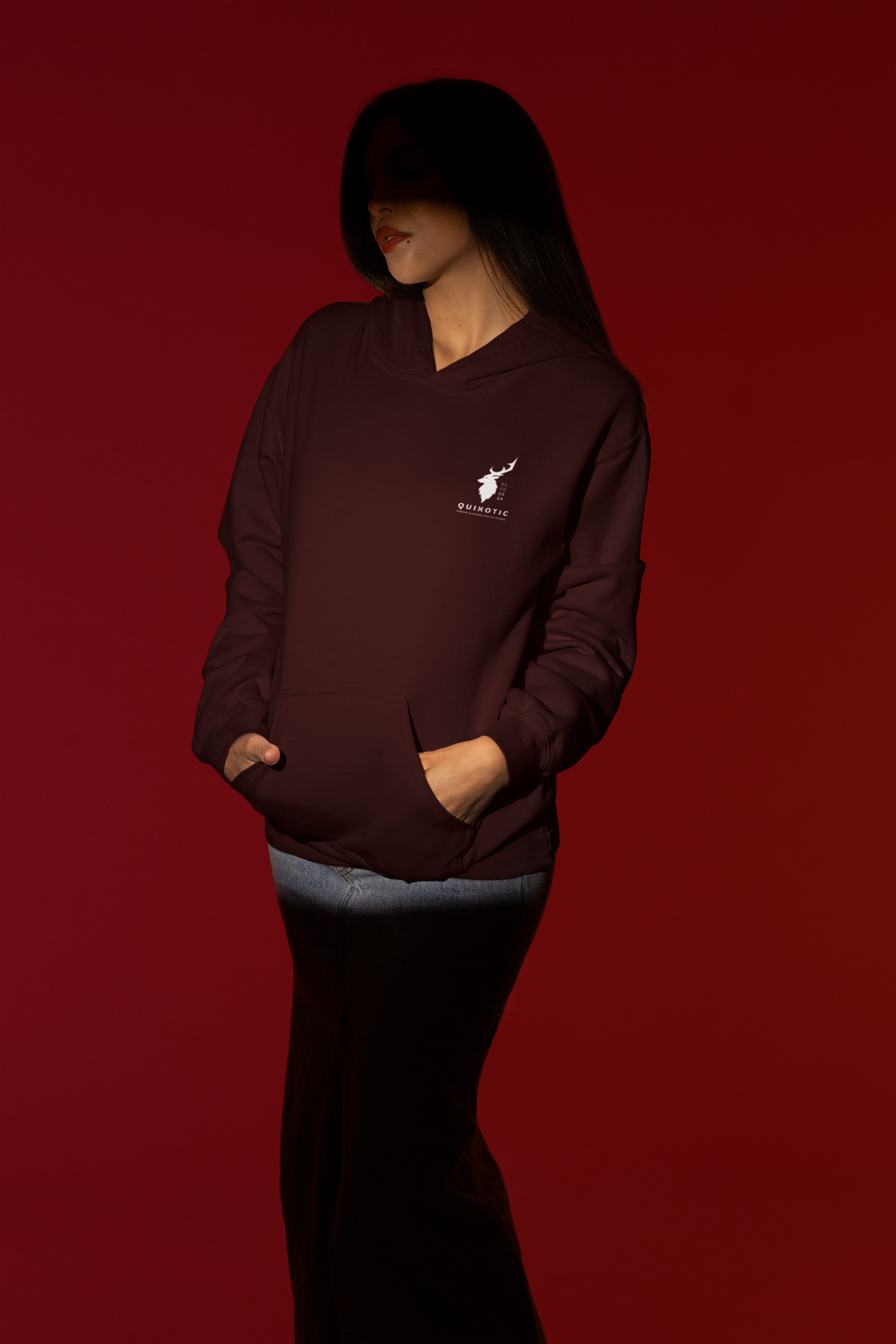 Relaxed Rebel - Solid Maroon (Women)