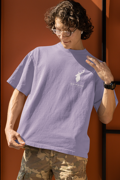 Premium Terry Oversized TShirt - Solids - Men - Lavender