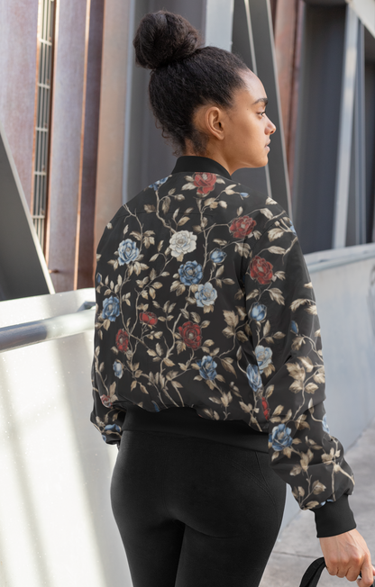 Floral - Women's Bomber