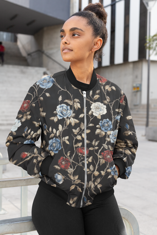 Floral - Women's Bomber