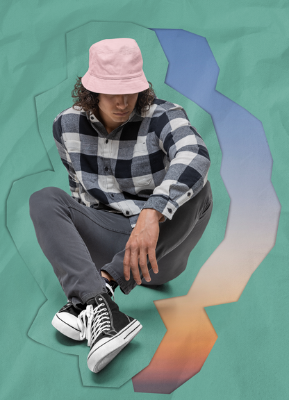 Bucket Hat - Baby Pink