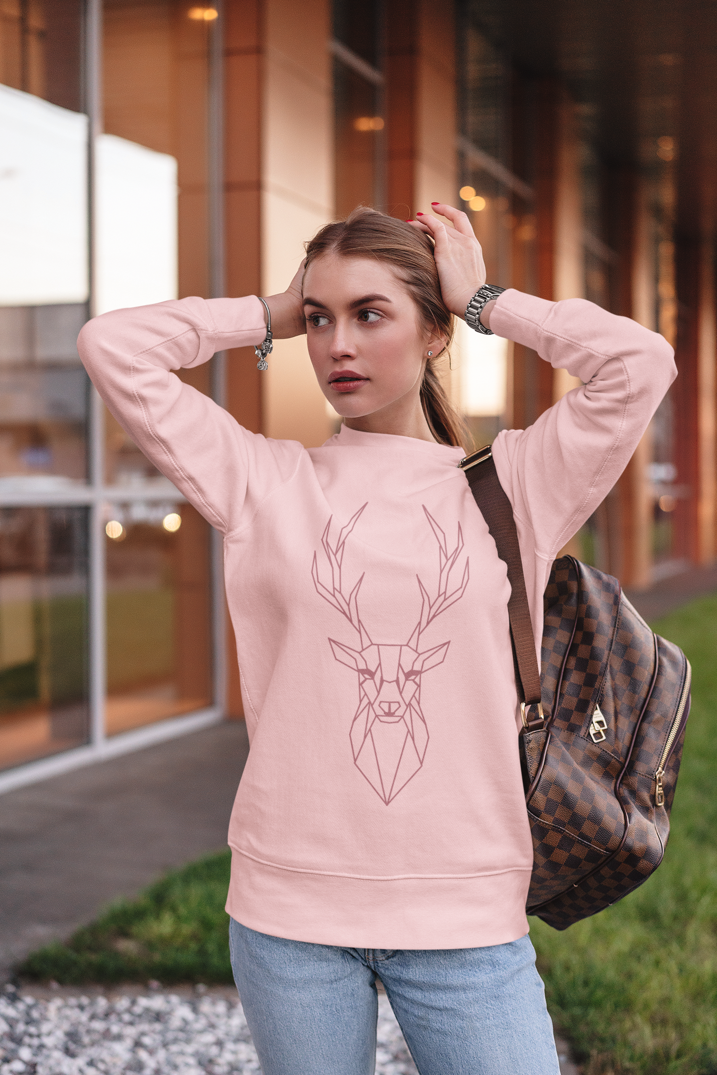 Majestic Stag - Baby Pink