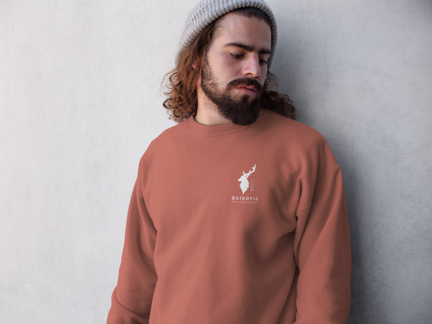 Core Essential Sweatshirt - Coral