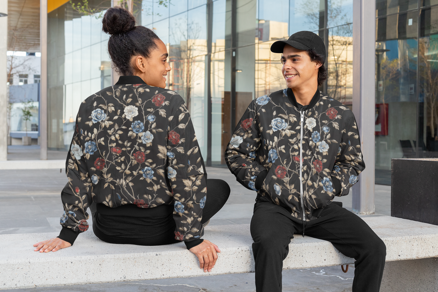 Floral - Women's Bomber