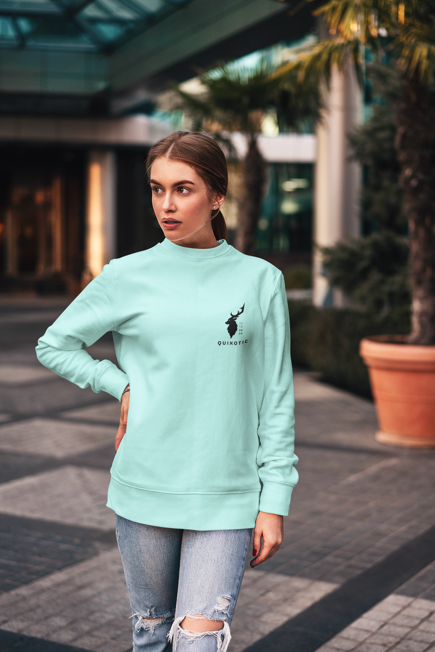 Cozy Essential Sweatshirt - Mint