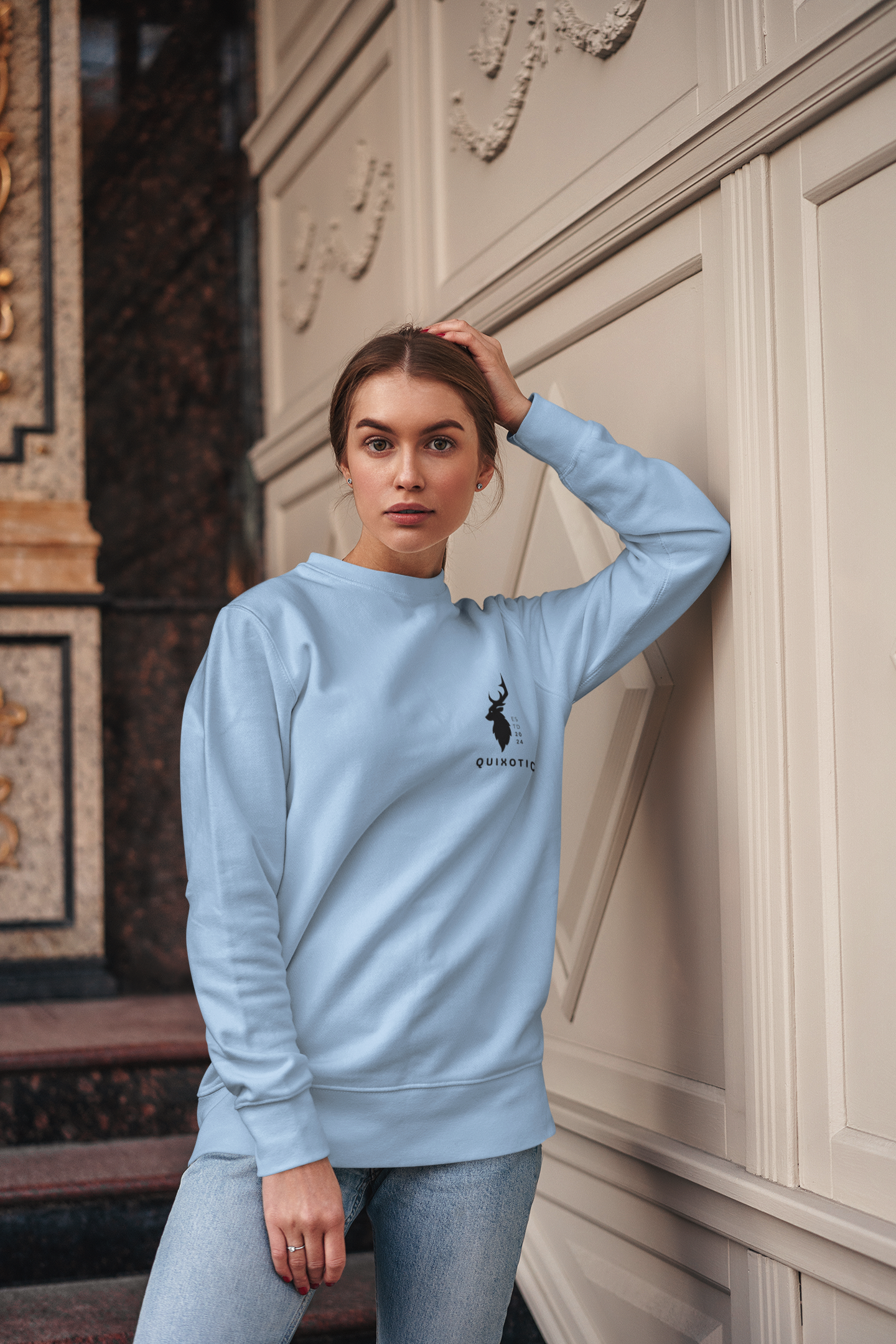 Cozy Essential Sweatshirt - Baby Blue