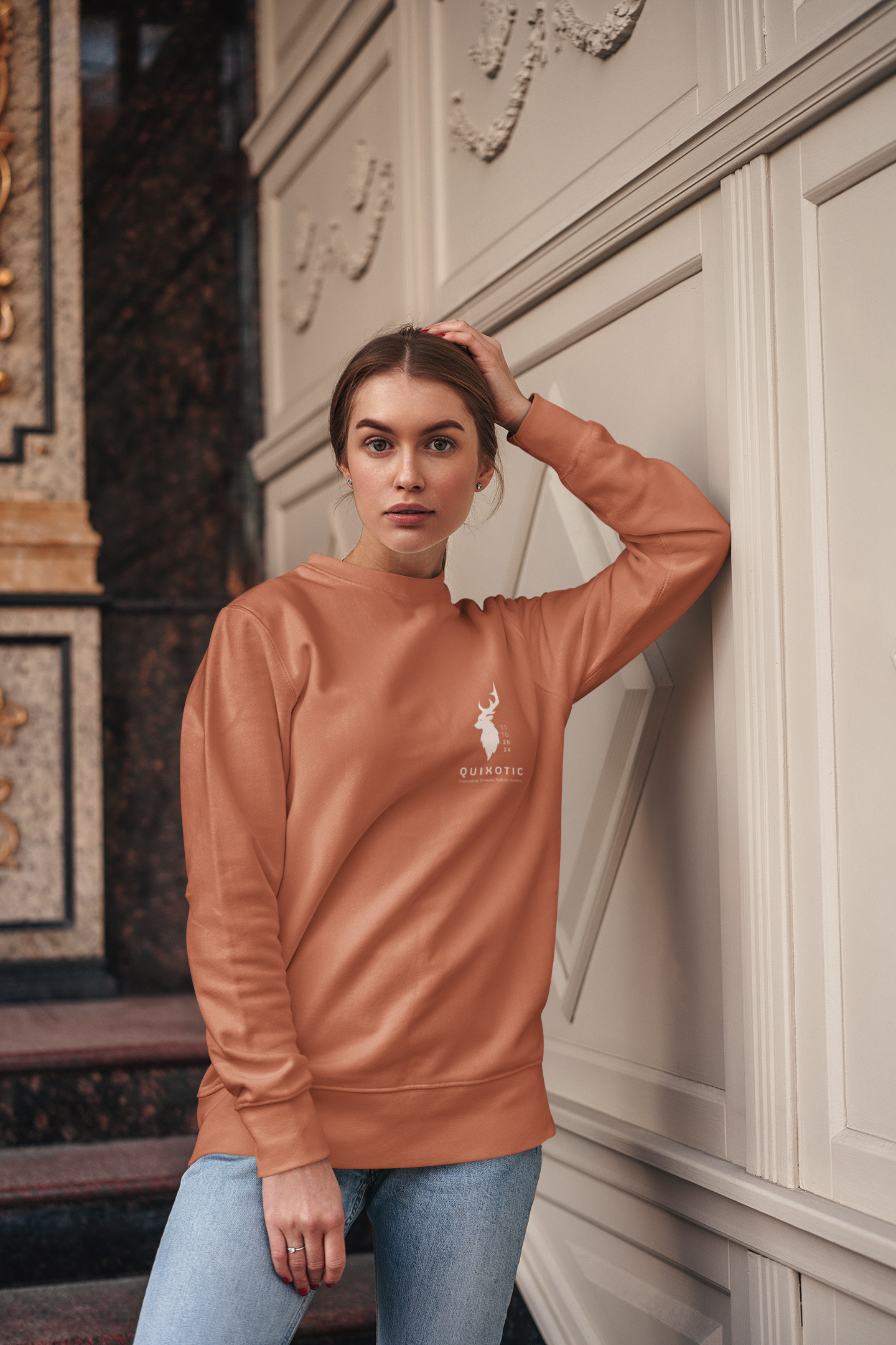 Cozy Essential Sweatshirt - Coral